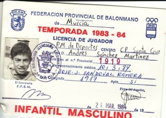 1983-1984 BALONMANO C.P. LA SANTA CRUZ